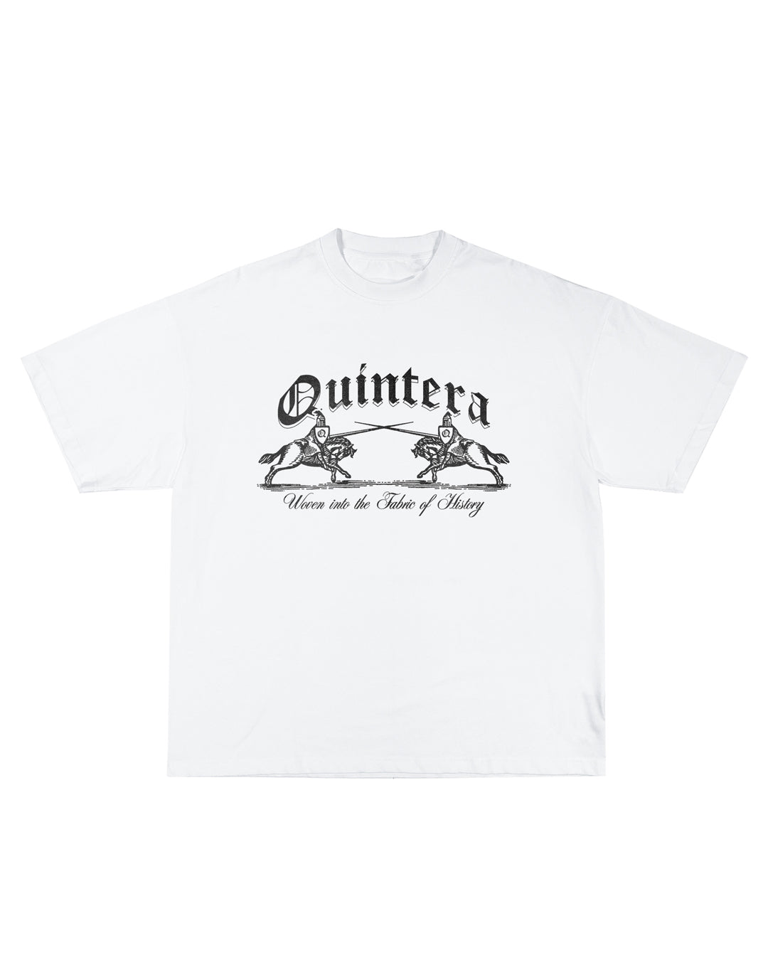 Jousting White Boxy T-Shirt