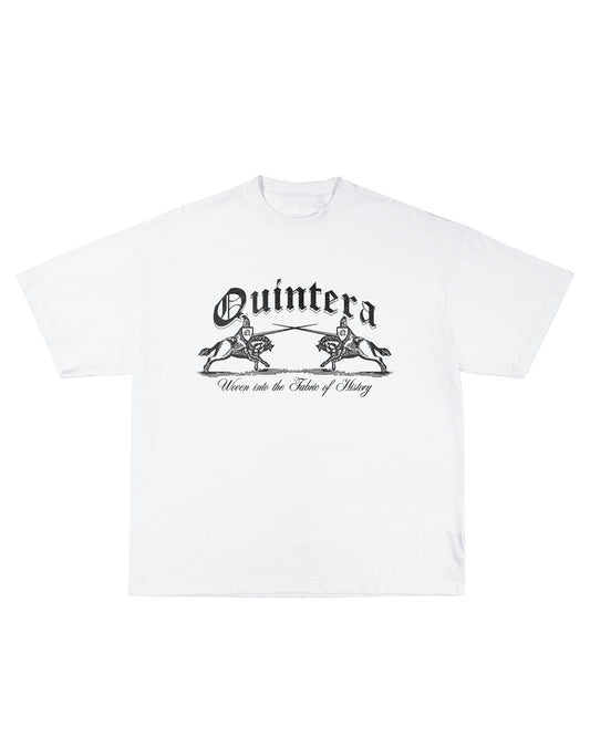 Jousting White Boxy T-Shirt