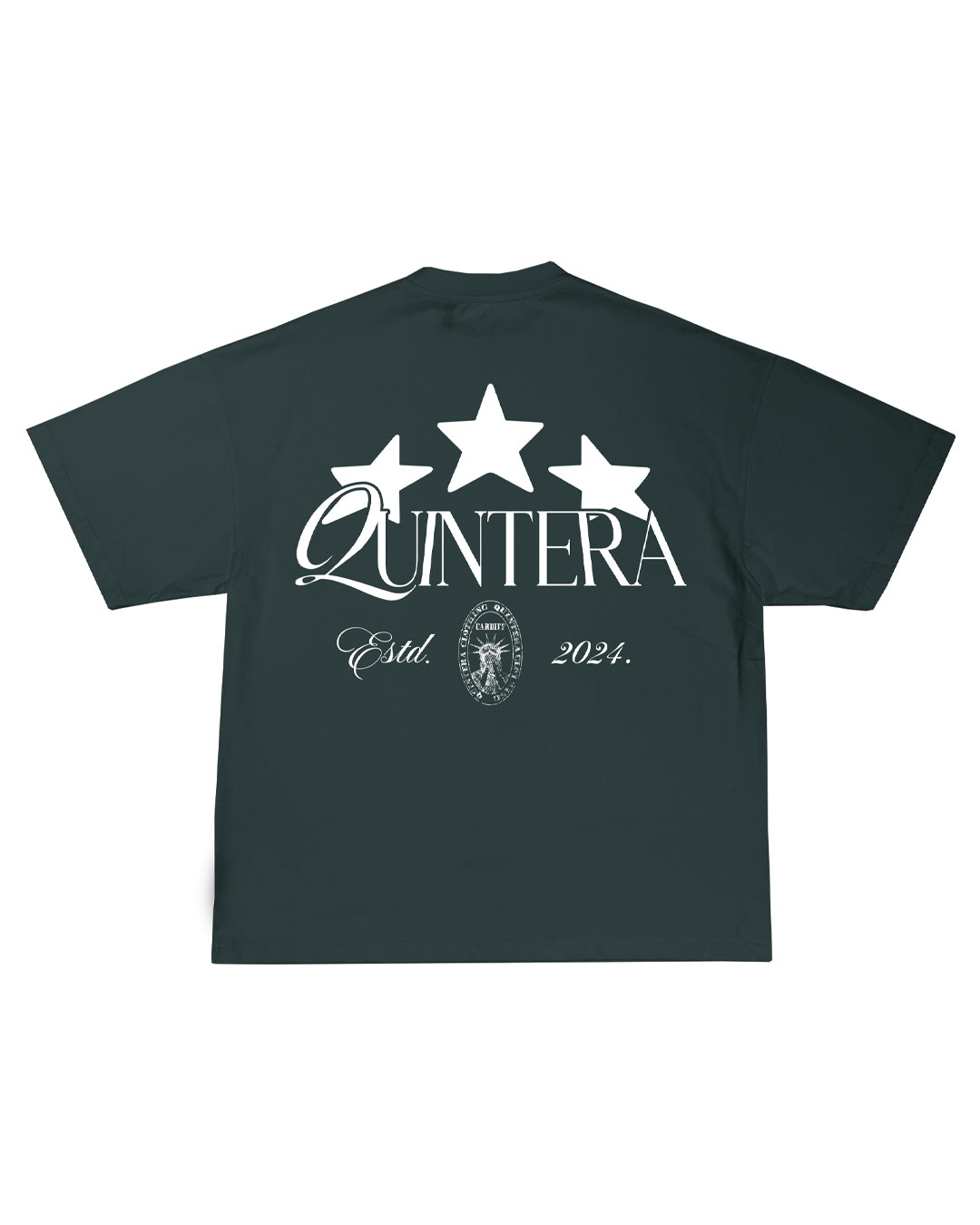 3 Stars Wild Green Boxy T-Shirt